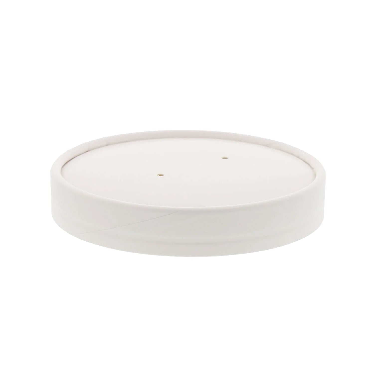 Crystal Vented Paper Lid For 8-16oz Paper Food Cups [500/Case]
