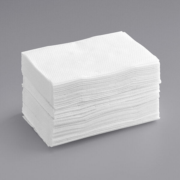 Dispenser Napkin, Wide Interfold 6.3" x 8.85 1 Ply, White [6000/Case]