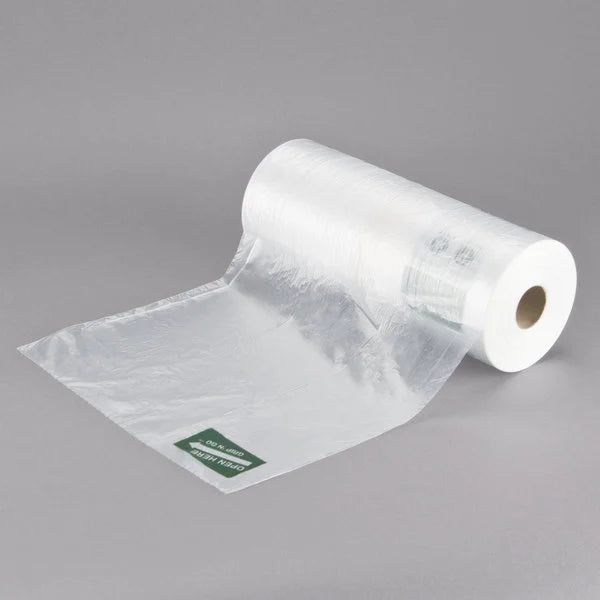 12" x 20" Plastic Produce Bag on a Roll - 4/Case