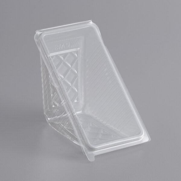 PET Sandwich Wedge Container