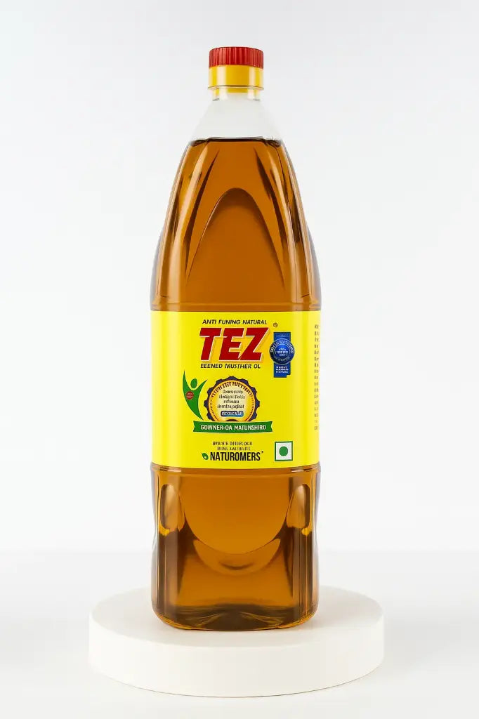 TEZ MUSTURD OIL (1 Litter x 12 Bottles)