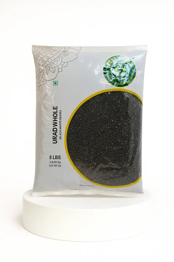 Urad Whole (Black Matpe Beans) 8 LB