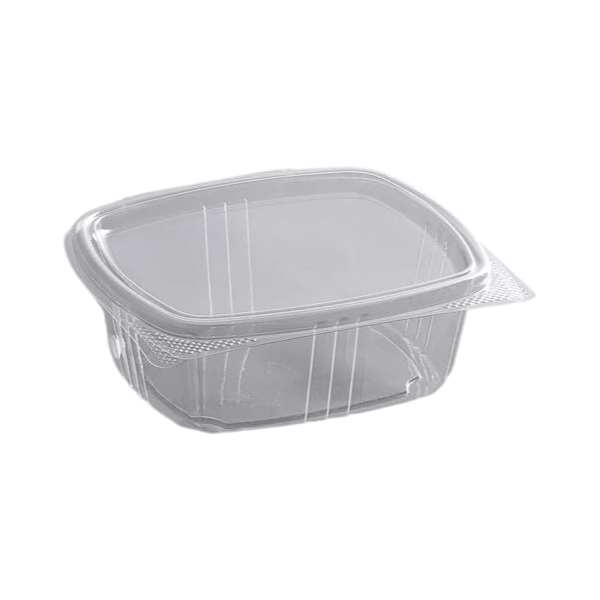 12 oz RPET Hinged Deli Containers [200/Case]