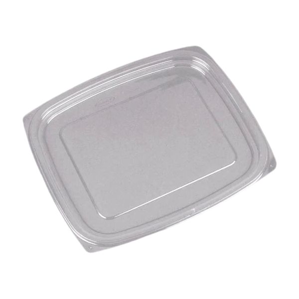 Dart C32DLR ClearPac Clear Snap-On Flat Lid for 24 and 32 oz. Plastic Containers [504/Case]
