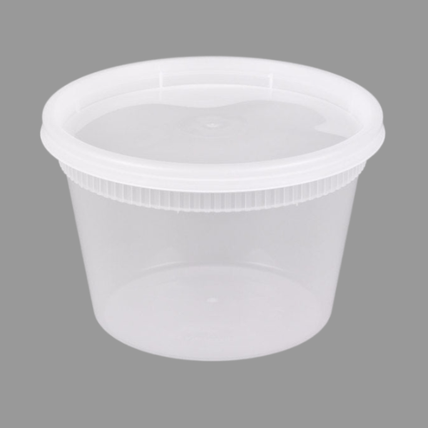 YSD2516 - 16 oz Pactiv Microwavable Deli Containers with Lids [240/Case]