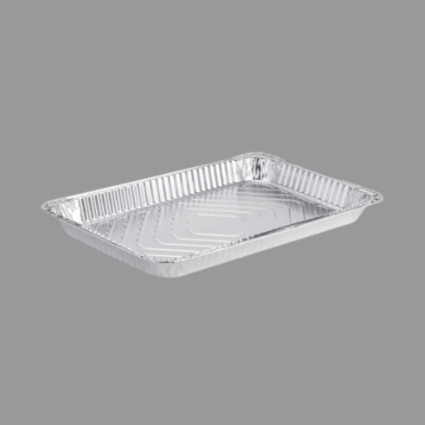 Heavy Duty Full Size Shallow Foil Steam Pans [50 Pack]