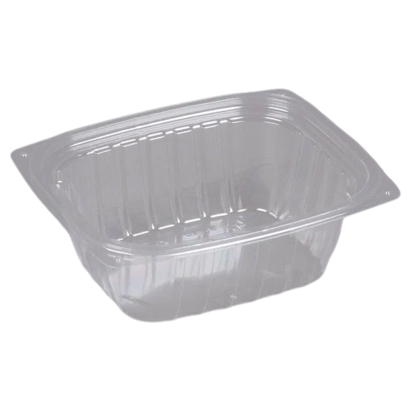 Dart C08DER ClearPac 8 oz. Clear Rectangular Plastic Container [1008/Case]