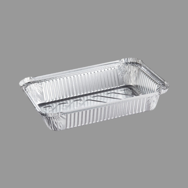 2 LB Foil Oblong Take Out Containers [500/Case]