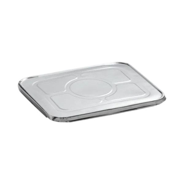 Heavy Duty Lids for Half Size Foil Steam Pans [100 Pack]