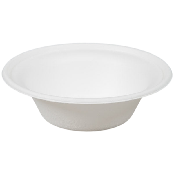 12 oz Bagasse Bowl, White [1000/Case]