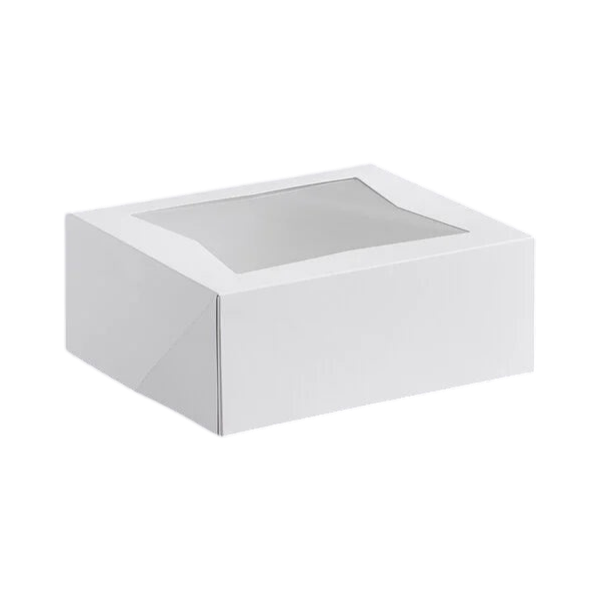 10" x 10" x 2.5" White Pie Box [250/Case]