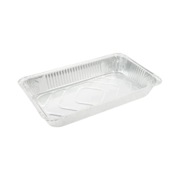 Standard Duty Full Size Deep Foil Steam Table Pans 3 3/8" Depth [50/Case]
