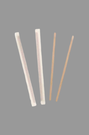 Wooden Stir Stick 7 3/4" Wrapped [5000 Pack]