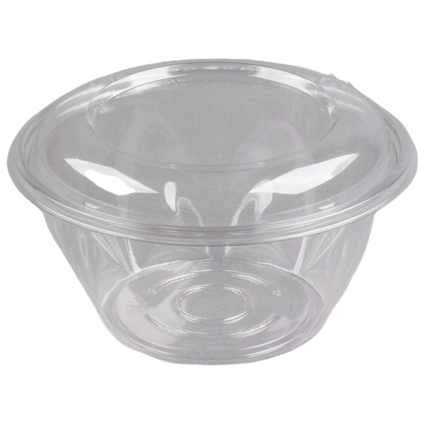 32 oz PET Salad Bowl with Lid [150/Case]