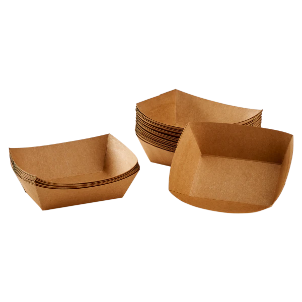 Karat 1 LB Food Tray, Kraft [1,000/Case]
