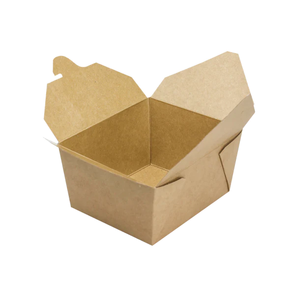 Karat #1 - 30oz Kraft Paper Folded Take-Out Container [450/Case]
