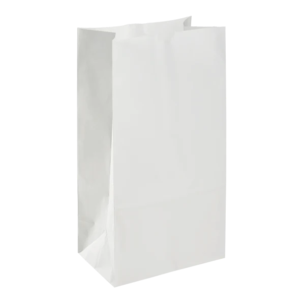 12 LB White Paper Grocery Bag [500/Case]