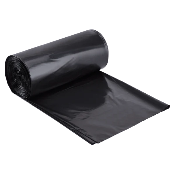 33-39 Gallon Black Can Liners, 1.5 Mil [100/Case]