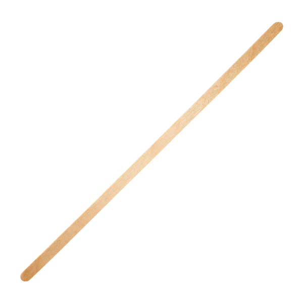 Crystal 7.5" Wooden Stir Stick, Unwrapped [5,000/Pack]