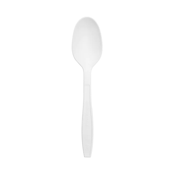 Karat PLA Medium-Heavy Weight Compostable Tea Spoons, Natural [1,000/CS]