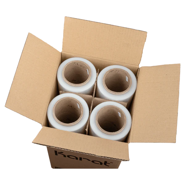 KAI 18"- 84 Gauge Heavy Duty Hand Pallet Wrap [4/Case]