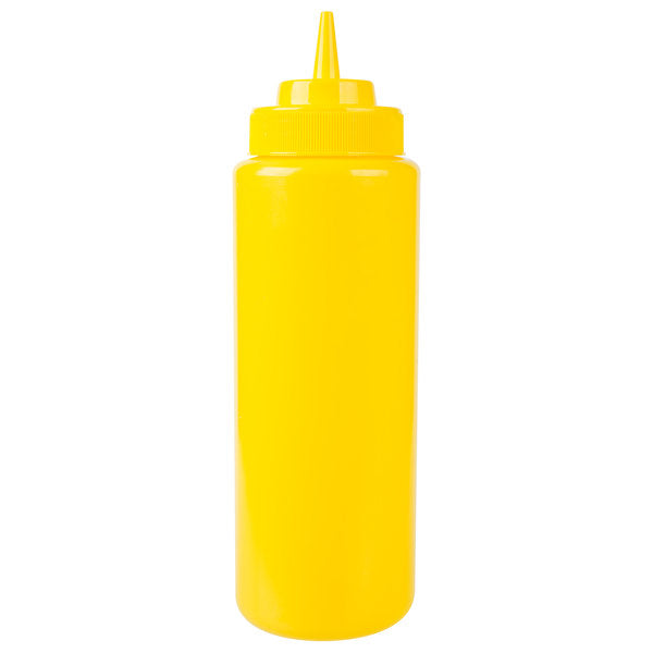 Wide Mouth Squeeze Bottle 32 oz [6 Pack]