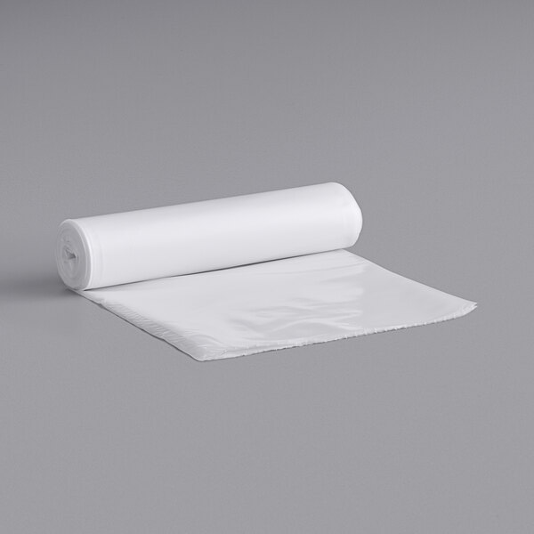 Karat 55-60 Gallon Clear Can Liners, 17 Micron [25/8 Rolls]